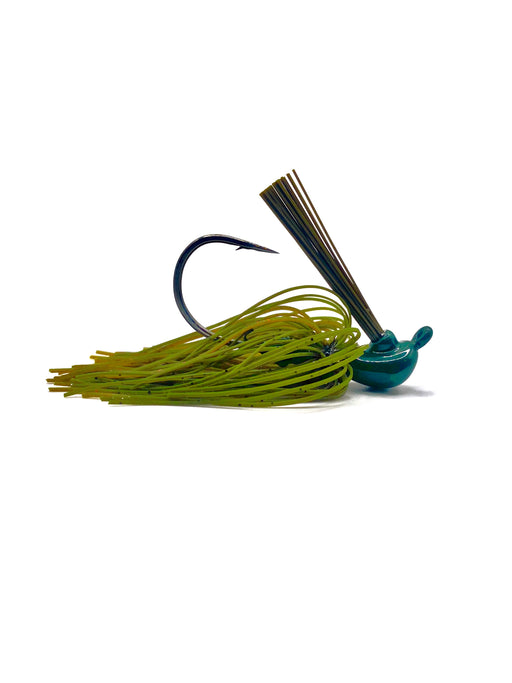 Dags Arky Head Weedless Jig (Green Pumpkin)