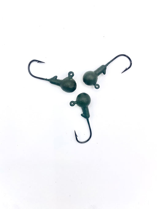 Round Head Jig Green Pumpkin