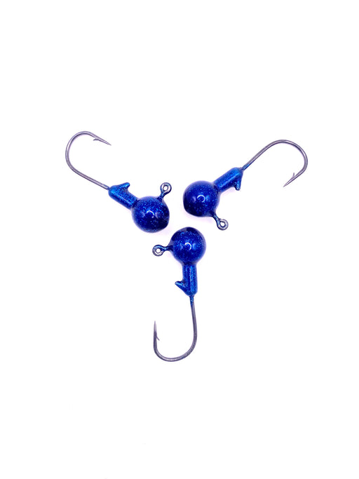 Round Head Jig Sapphire Blue