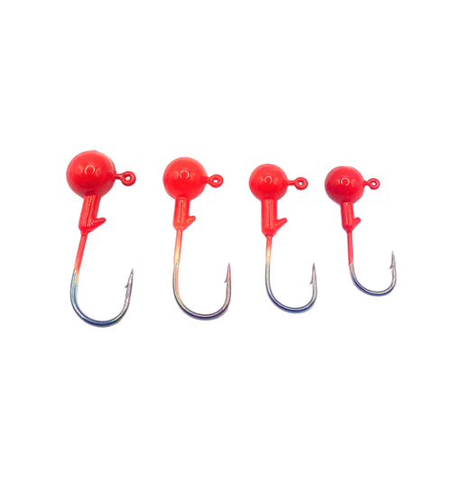 Round Head Jigs (Blazing Orange)