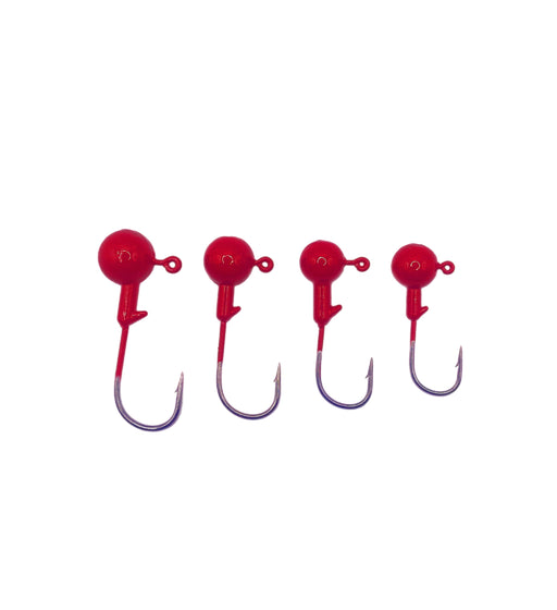 Round Head Jigs (Red)