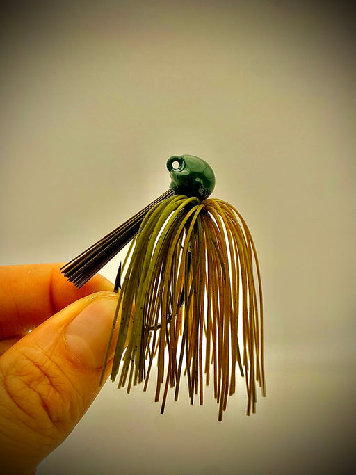 Dags Hybrid Weedless Football Jig (Green Pumpkin)