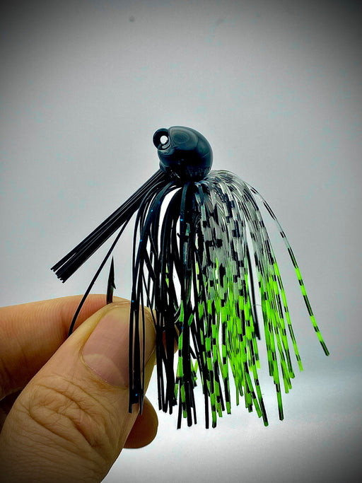 Dags Hybrid Weedless Football Jig (Lightning Bug)